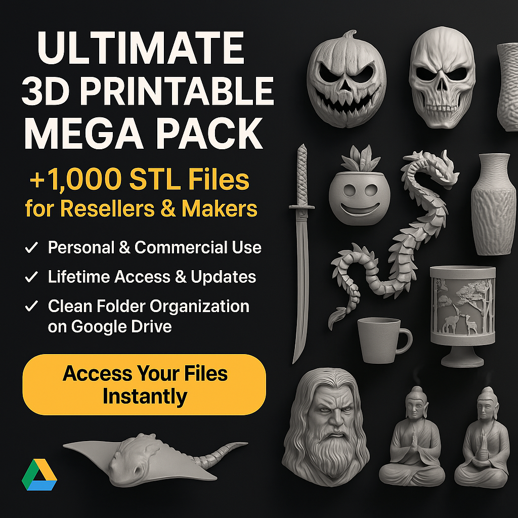 VexoWave™ Mega Pack – 9 STL Collections