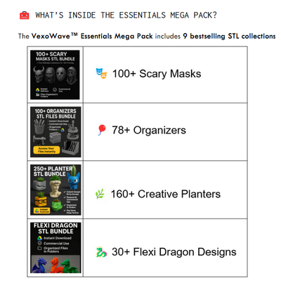 VexoWave™ Mega Pack – 9 STL Collections